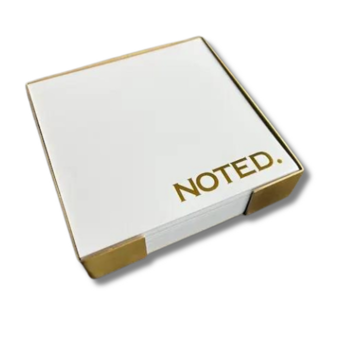 Noted Brass Jotter Tray - becket Hitch