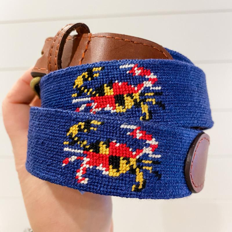 Maryland Flag Crab Belt Becket Hitch