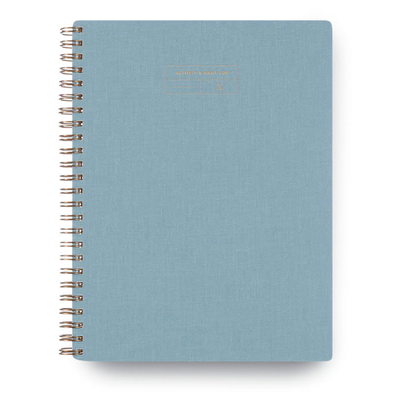 Activity and Habit Log in Chambray Blue