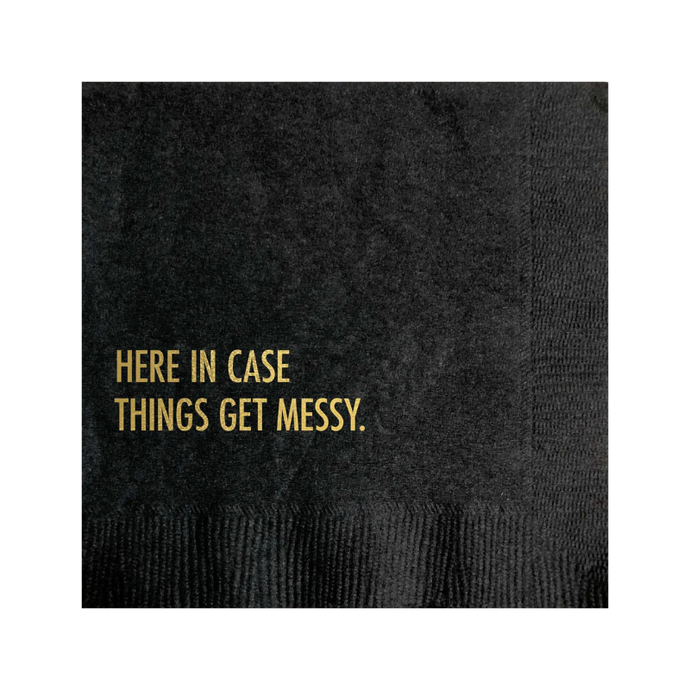 Get Messy Cocktail Napkin - Becket Hitch