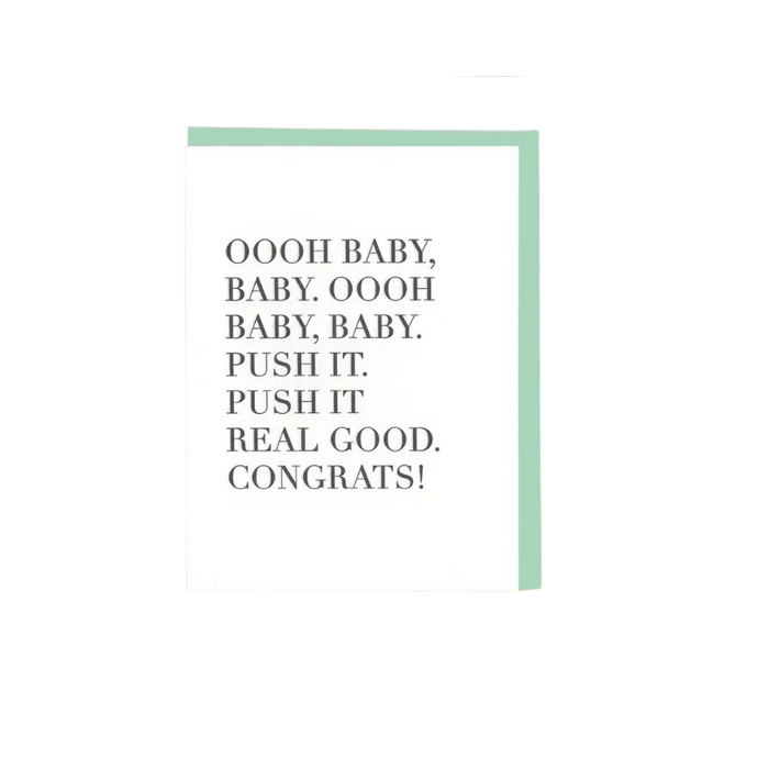 Ooh Baby, Baby Greeting Card - Becket Hitch