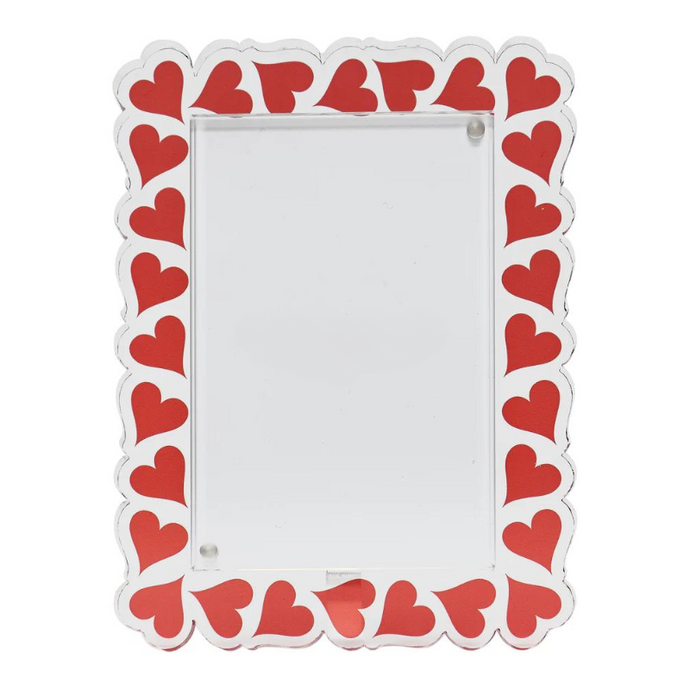 Red Hearts Frame - Becket Hitch