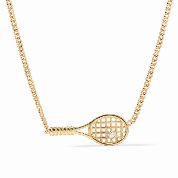 Tennis Racquet Delicate Necklace - Becket Hitch