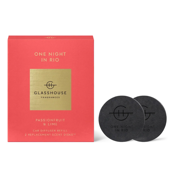 One Night in Rio Car Diffuser Refill Pack - becket hitch