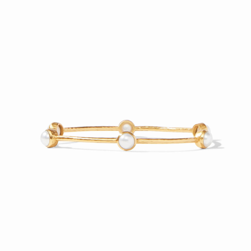 Milano Luxe Bangle in Pearl