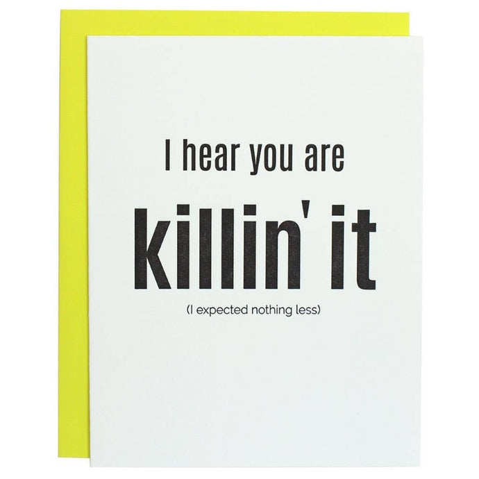 Killin' It Congratulations Card - Becket Hitch