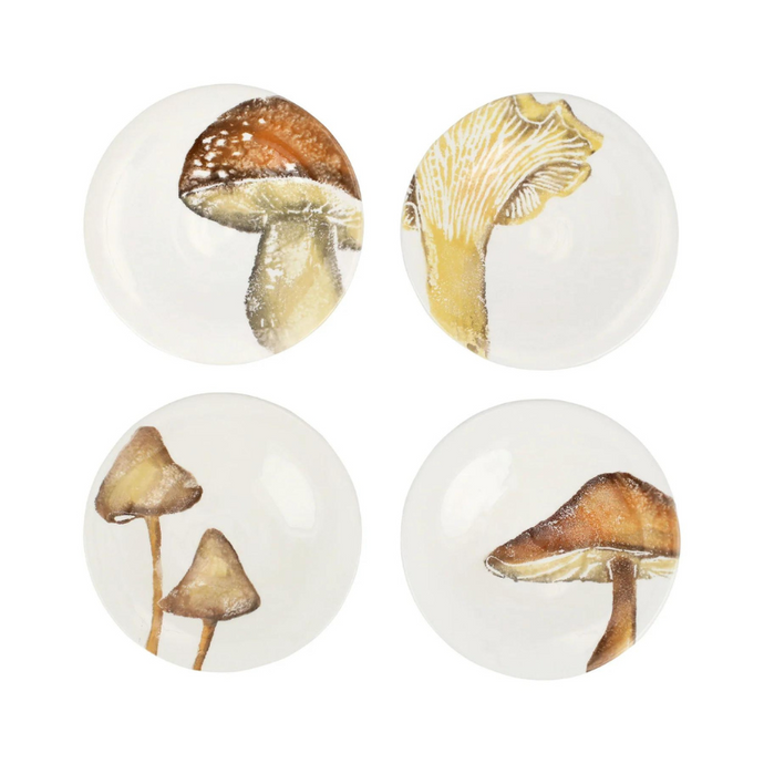 Autunno Mushroom Canape Plates - becket hitch