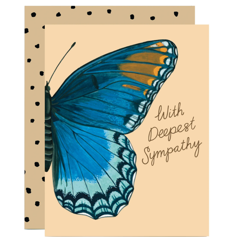 Red-Spotted Purple Sympathy Card