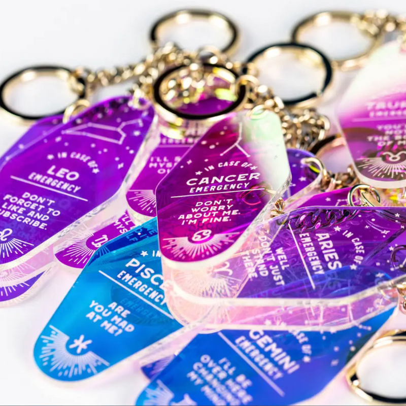 Holographic Keychain Becket Hitch