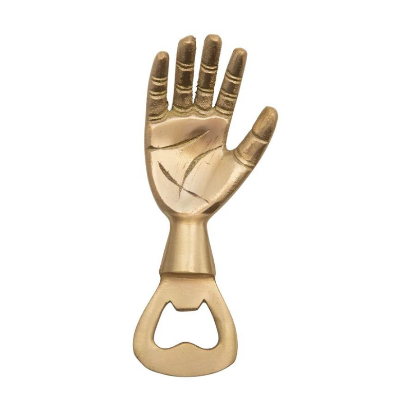 Brass Hand Bottle Opener Becket Hitch