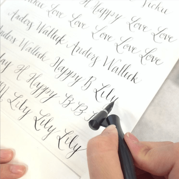 August Calligraphy Class