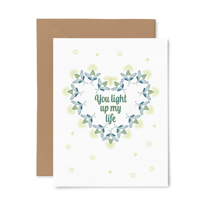 Firefly You Light Up My Life Greeting Card - Becket Hitch