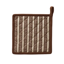 Load image into Gallery viewer, Acorns Stripe Pot Holder
