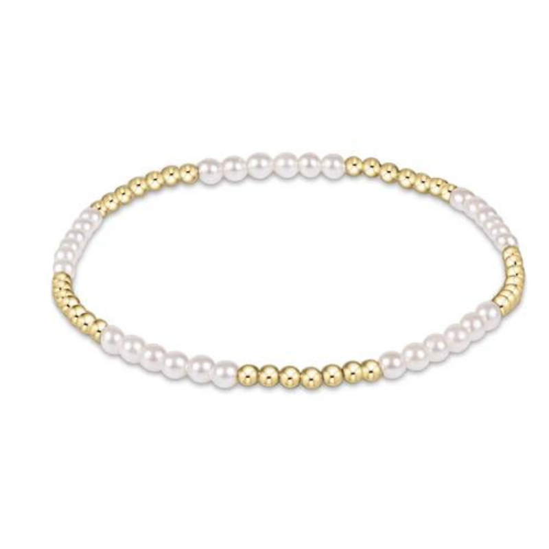 Classic Blissful 2.5mm Bracelet 3mm Pearl - becket hitch