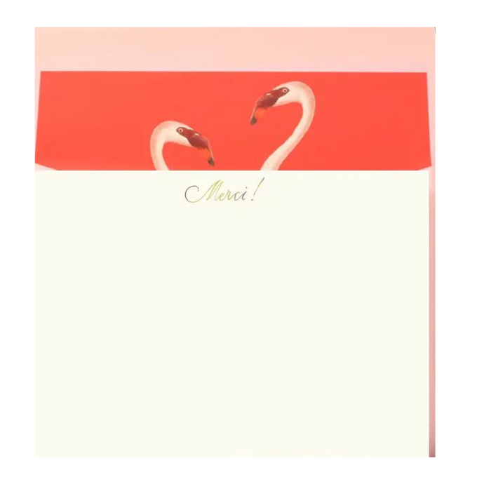 Flamingo Note Card Set - Becket Hitch