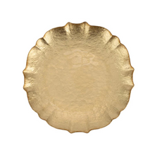 Load image into Gallery viewer, Baroque Glass Gold Salad Plate
