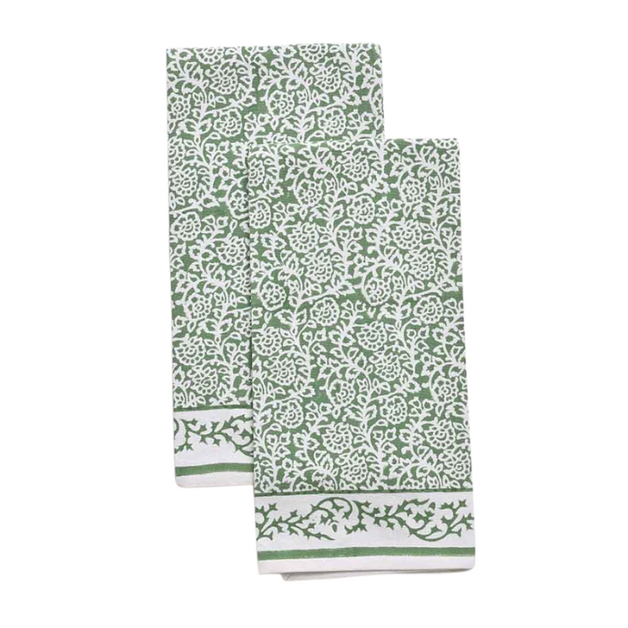 Tapestry Green Tea Towel - Becket Hitch