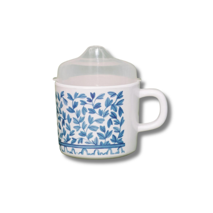 Blue and White Sippy Cup - Becket Hitch