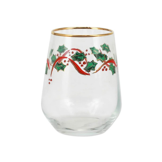 Holly Stemless Wine Glass - becket hitch