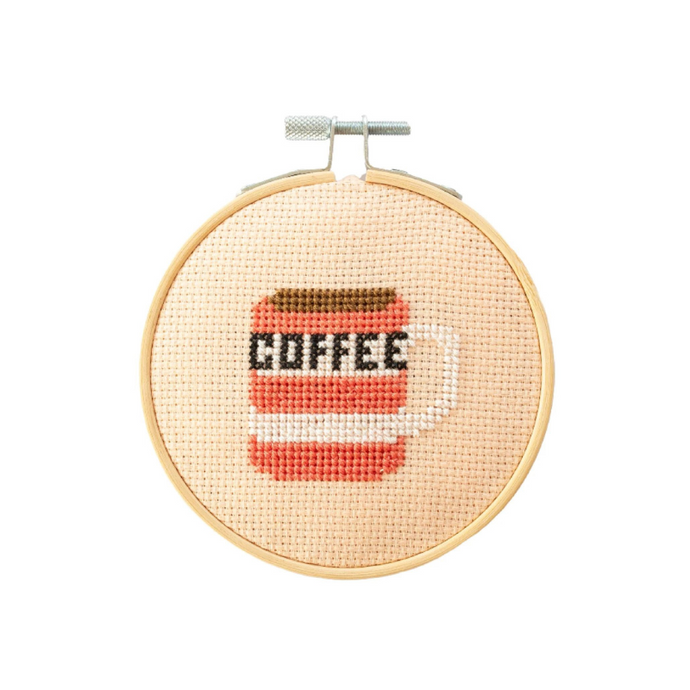 Coffee Cross Stitch Kit - Becket Hitch