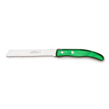 Load image into Gallery viewer, Green Grass Serrated Knife - Becket Hitch
