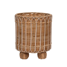 Load image into Gallery viewer, Provence Rattan Round Planter - Becket Hitch
