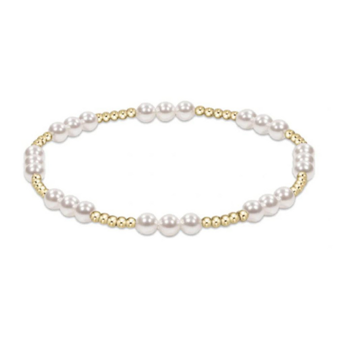 Classic Joy 4mm Pearl and Bead Bracelet - Becket Hitch