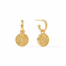 Load image into Gallery viewer, Astor 6-in-1 Charm Earring in Iridescent Champagne
