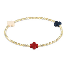 Load image into Gallery viewer, Signature Cross Gold Bracelet - Becket Hitch
