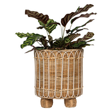 Load image into Gallery viewer, Provence Rattan Round Planter - Becket Hitch
