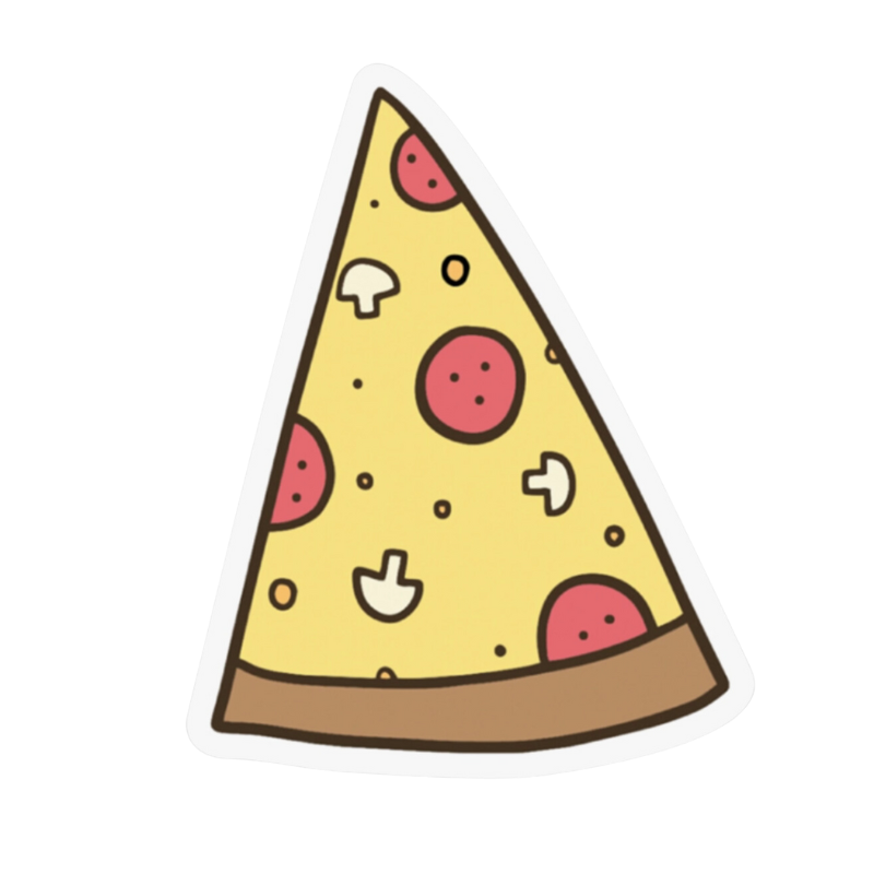 Pizza Sticker - becket hitch