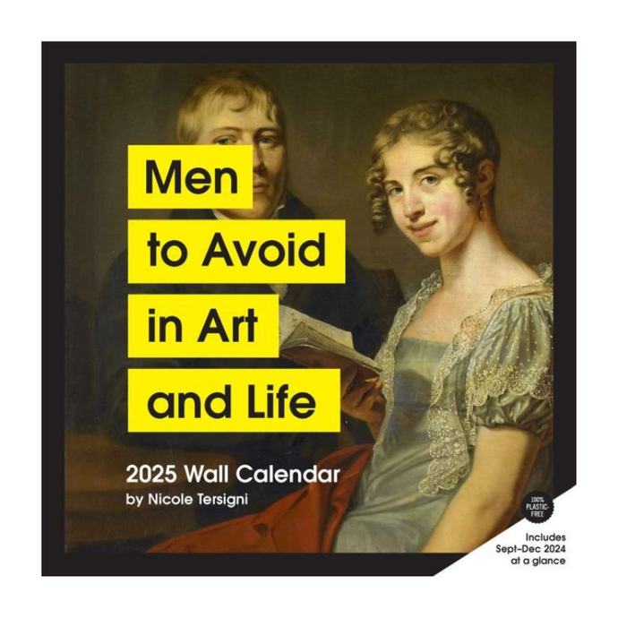 2025 Wall Calendar: Men to Avoid in Art and Life_becket hitch