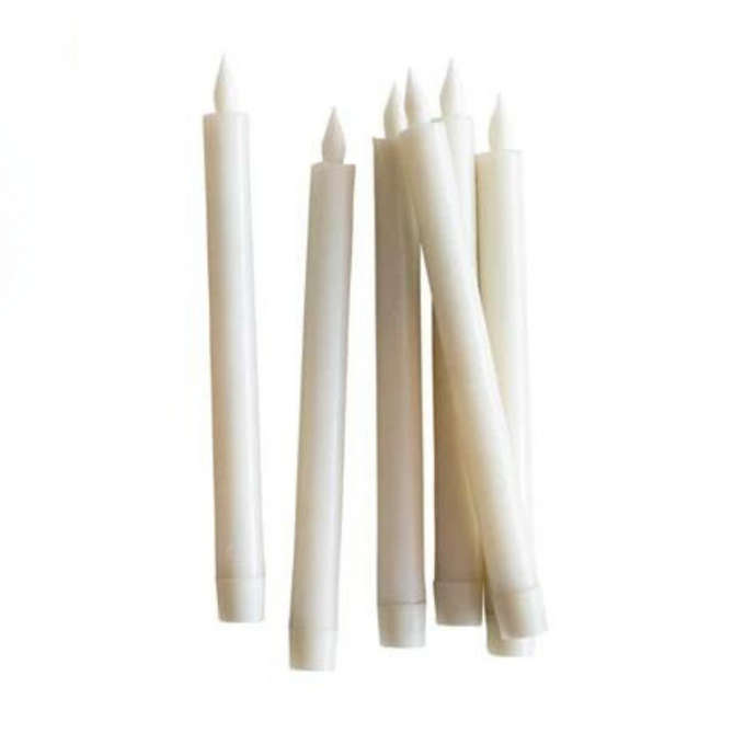 Flameless LED Wax Taper Candles - Becket Hitch