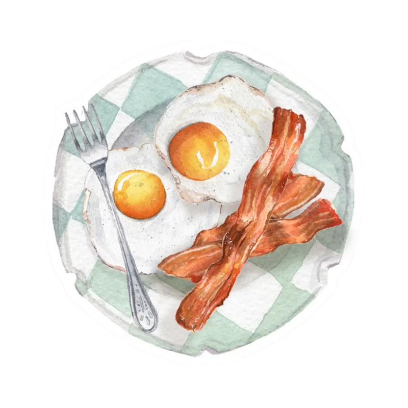 Bacon and Eggs Sticker-Becket Hitch