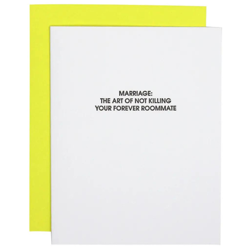 Marriage Forever Roomate Card - Becket Hitch