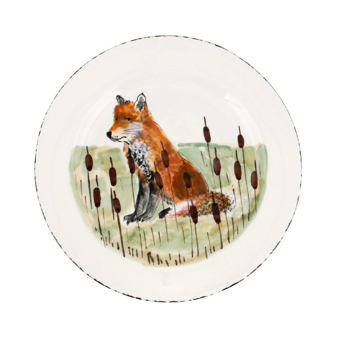 Wildlife Fox Dinner Plate-Becket Hitch