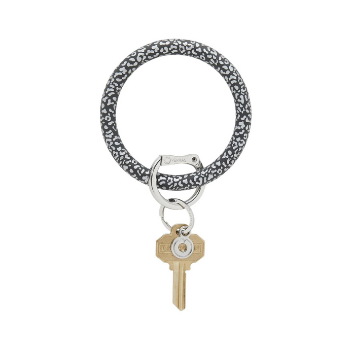 Quicksilver Cheetah Silicone Key Ring - becket hitch