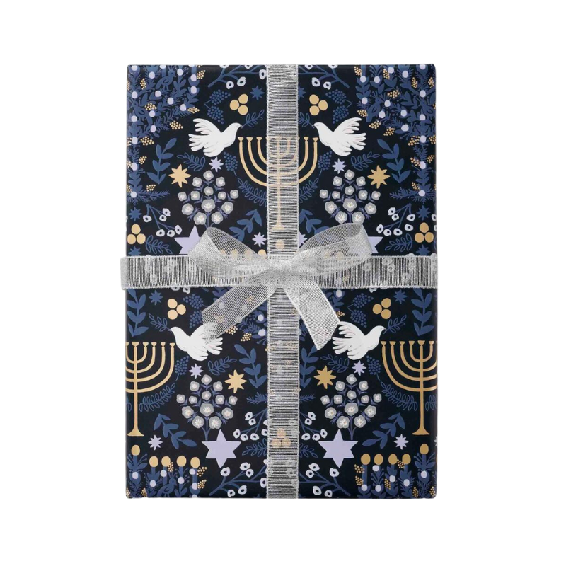 Laurel Menorah Wrap