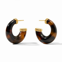 Load image into Gallery viewer, Madison Statement Hoop Tortoiseshell-becket hitch
