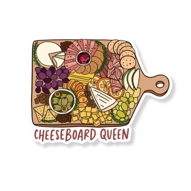 Cheeseboard Queen Sticker - becket hitch