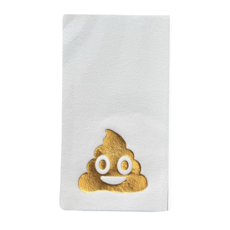 Poop Emoji Guest Towels - becket hitch