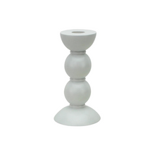 Load image into Gallery viewer, White Bobbin Candle Stick, Medium
