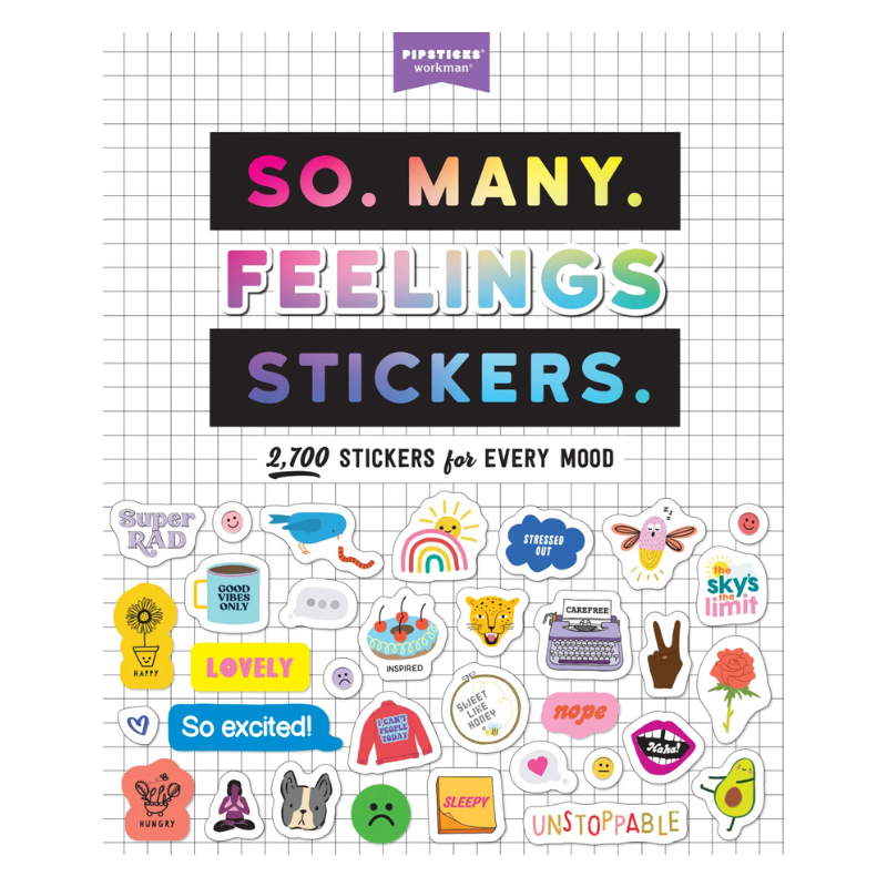 So. Many. Feelings Stickers.