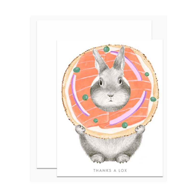 Thanks a Lox Greeting Card - Becket Hitch