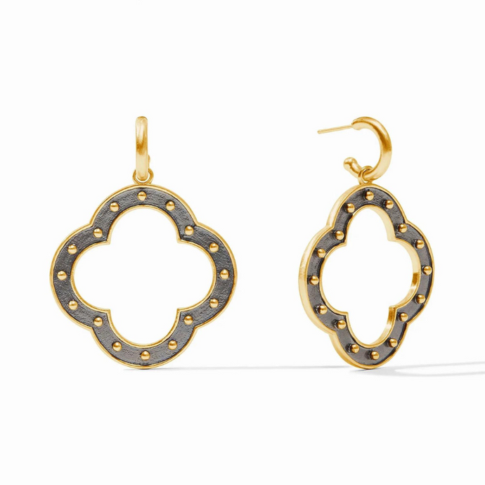 SoHo Statement Hoop & Charm Earring-Becket Hitch