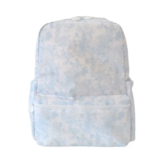 Bunny Blue Toile Backpack - Becket Hitch