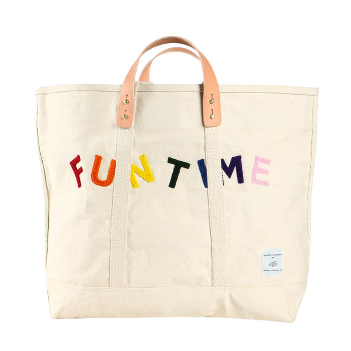 Fun Time Tote in Rainbow Chenille-Becket Hitch