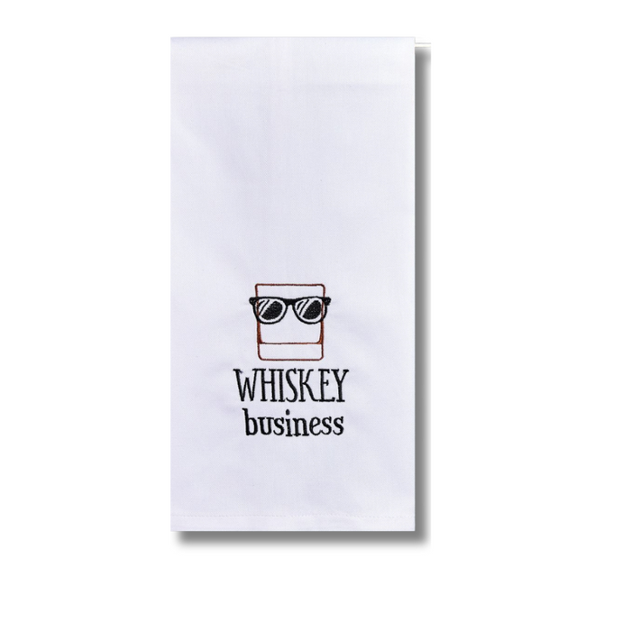 Whiskey Business Tea Towel - Becket Hitch