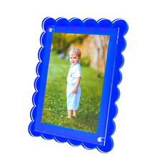 Load image into Gallery viewer, Scallop Frame 6x8, Blue
