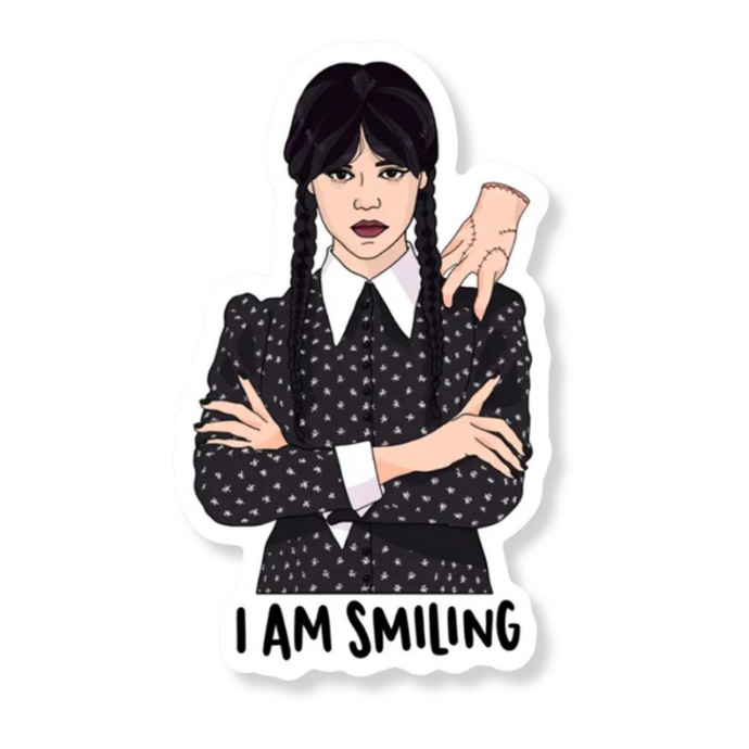 I Am Smiling Sticker - becket hitch